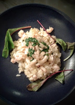 Merellinen risotto perjantaiherkuksi